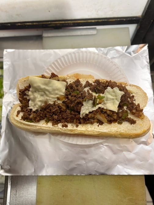 Philly Cheesesteak Sub Combo.