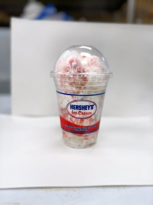 Strawberry Cheesecake Ice Cream.