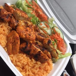 Grilled Chicken with Rice & Salad Combo