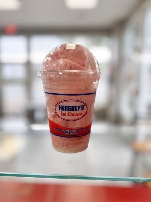 Strawberry Ice Cream.