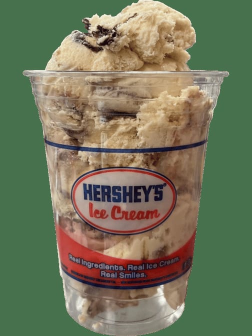 Caramel Cookie Twist Ice Cream.