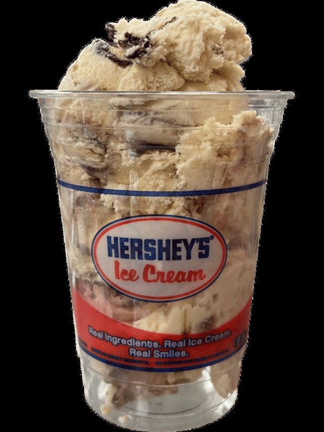 Caramel Cookie Twist Ice Cream.