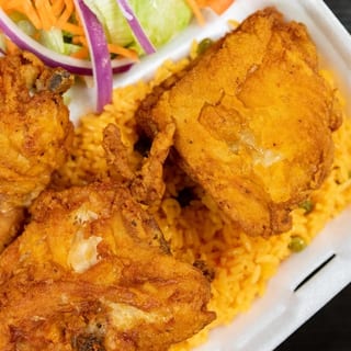 Chicken with Rice & Salad Combo