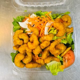 Fried Shrimp Salad