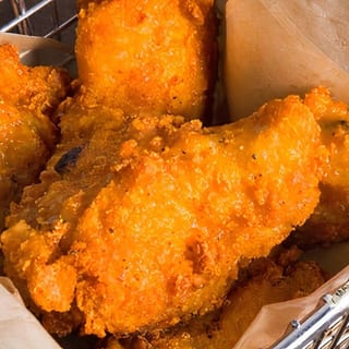 Mild Wing Dings with Fries