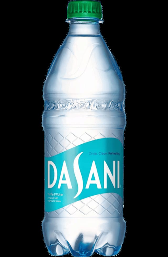 Dasani Water.