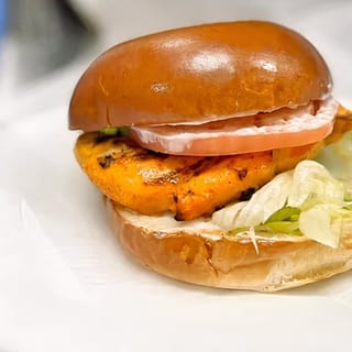 Grilled Chicken Sandwich Combo (Halal)